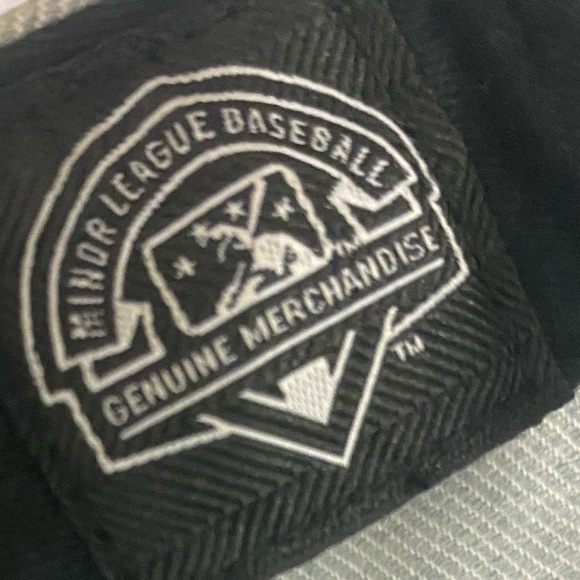 47 Birmingham Barons MiLB Chicago White Socks Wool Tweed Camo Brim Hat Cap - Picture 7 of 9